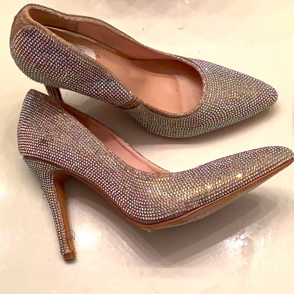 💎💐Ladies multicolored stone heels💐💎
